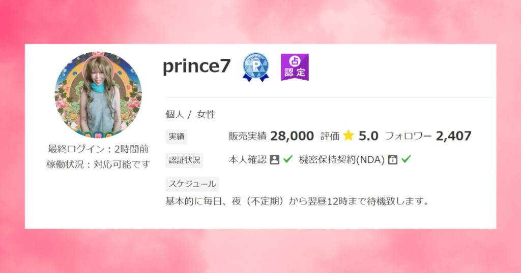 Prince7先生の画像